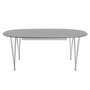Fritz Hansen B619 Tischserie Erweiterung - Chrome -Grey Efeso (725)