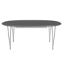 Fritz Hansen B619 Tischserie Erweiterung - Chrome -Grey Bromo (724)