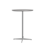 Fritz Hansen Bartisch A922 Ø 75 Cm Satinpoliertes Aluminium - Satin Polierter Aluminium- Grey Efeso (725)