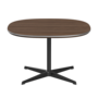 Fritz Hansen Couchtisch A202 Superzirkular 75X75 Cm - Black -Walnuss