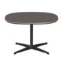 Fritz Hansen Couchtisch A202 Superzirkular 75X75 Cm - Black -Grau (718)