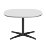 Fritz Hansen Couchtisch A202 Superzirkular 75X75 Cm - Black -Weiß (032)