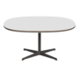 Fritz Hansen Couchtisch A203 Superzirkular 100X100 Cm - Warm Graphite (180)-Weiß (032)