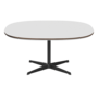 Fritz Hansen Couchtisch A203 Superzirkular 100X100 Cm - Black (190)-Weiß (032)