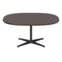 Fritz Hansen Couchtisch A203 Superzirkular 100X100 Cm - Black (190)-Grau (718)