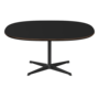 Fritz Hansen Couchtisch A203 Superzirkular 100X100 Cm - Black (190)-Schwarz (720)