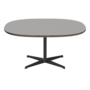 Fritz Hansen Couchtisch A203 Superzirkular 100X100 Cm - Black (190)-Grey Efeso (725)