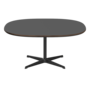 Fritz Hansen Couchtisch A203 Superzirkular 100X100 Cm - Black (190)-Grey Bromo (724)