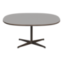 Fritz Hansen Couchtisch A203 Superzirkular 100X100 Cm - Brown Bronze (390)-Schwarz (720)