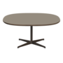 Fritz Hansen Couchtisch A203 Superzirkular 100X100 Cm - Brown Bronze (390)-Brown Ottawa (717)
