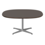 Fritz Hansen Couchtisch A203 Superzirkular 100X100 Cm -  Satin Polierter Aluminium-Grau (718)