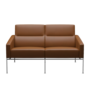 Fritz Hansen Serie 3300 3302, 2-Sitzer-Aura-Walnuss