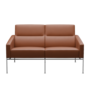 Fritz Hansen Serie 3300 3302, 2-Sitzer-Essential-Walnuss