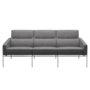 Fritz Hansen Serie 3300 3303, 3-Sitzer-Embrace-Concrete-Grey