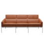 Fritz Hansen Serie 3300 3303, 3-Sitzer-Grace-Walnuss