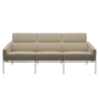 Fritz Hansen Serie 3300 3303, 3-Sitzer-Steelcut-240