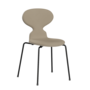 Fritz Hansen Ant™ 3101 - Front Polsterung - Lack - Stuhl - Steelcut 240 - Light Beige (130/135) - Black (190)