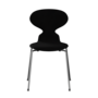 Fritz Hansen Ant™ 3101 - Front Polsterung - Lack - Stuhl - Hallingdal 190 - Black (190/195) - Chrome