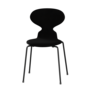 Fritz Hansen Ant™ 3101 - Front Polsterung - Lack - Stuhl - Hallingdal 190 - Black (190/195) - Black (190)