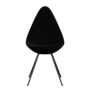 Fritz Hansen Drop™ 3110 -  Vollgepolstert - Stuhl - Hallingdal 190 - Black (190)