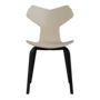 Fritz Hansen Grand Prix™ 4130 - Stuhl - Schwarz (190) - Hellbeige (130/135)