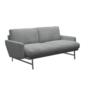Fritz Hansen Lissoni Sofa™ PL112S - 2-sitzer Sofa-Hallingdal 116-Matt Polierter Edelstahl