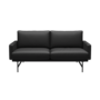 Fritz Hansen Lissoni Sofa™ PL112S - 2-sitzer Sofa-Soft-Schwarz-Black (190)