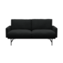 Fritz Hansen Lissoni Sofa™ PL112S - 2-sitzer Sofa-Steelcut 190-Black (190)