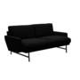 Fritz Hansen Lissoni Sofa™ PL112S - 2-sitzer Sofa-Hallingdal 190-Black (190)