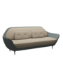 Fritz Hansen Favn™ JH3 - 3-Sitzer Sofa-Steelcut 240-Steelcut 240
