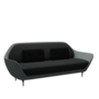 Fritz Hansen Favn™ JH3 - 3-Sitzer Sofa-Steelcut 190-Hallingdal 190