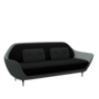 Fritz Hansen Favn™ JH3 - 3-Sitzer Sofa-Hallingdal 190-Steelcut 190