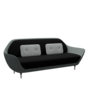 Fritz Hansen Favn™ JH3 - 3-Sitzer Sofa-Hallingdal 190-Hallingdal 116