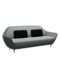 Fritz Hansen Favn™ JH3 - 3-Sitzer Sofa-Hallingdal 116-Hallingdal 190
