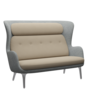 Fritz Hansen Ro™ JH110 - 2-sitzer Sofa-Hallingdal 116-Steelcut 240