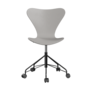 Fritz Hansen Series 7™ 3117 - Lack - Drehstuhl-Nine Grey (150/155)-Black (190)-ABS Plastic / Black