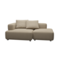 Fritz Hansen Alphabet Sofa™ PL210 Series - 2-Sitzer Sofa - Steelcut 240 - 1 Eckrücklehne - 1 Rückenlehne links
