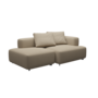 Fritz Hansen Alphabet Sofa™ PL210 Series - 2-Sitzer Sofa - Steelcut 240 - 1 Eckrücklehne - 1 Rückenlehne rechts