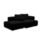 Fritz Hansen Alphabet Sofa™ PL210 Series - 2-Sitzer Sofa - Hallingdal 190 - 1 Eckrücklehne - 1 Rückenlehne rechts