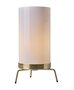 Fritz Hansen PM-02 - Tischleuchte: Opal/Brass
