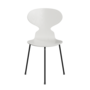 Fritz Hansen Ant™ 3100 - Gefärbte Lack - Stuhl - Black (190) - White (100/105)