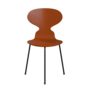 Fritz Hansen Ant™ 3100 - Gefärbte Lack - Stuhl - Black (190) - Paradise Orange (570/575)