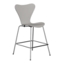 Fritz Hansen Serie 7™ 3187 - Gefärbte Esche - Theckenhocker-Black (190)-Nine Grey (150/155)
