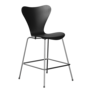 Fritz Hansen Serie 7™ 3187 - Gefärbte Esche - Theckenhocker-Chrome-Black (190/195)
