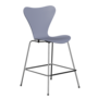 Fritz Hansen Serie 7™ 3187 - Lack - Theckenhocker-Chrome-Lavender Blue (810/815)