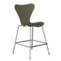 Fritz Hansen Serie 7™ 3187 - Lack - Theckenhocker-Chrome-Olive Green (920/925)