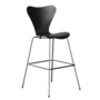 Fritz Hansen Serie 7™ 3197 - Gefärbte Esche - Barhocker-Chrome-Black (190/195)
