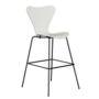 Fritz Hansen Serie 7™ 3197 - Lack- Barhocker-Black (190)-White (100/105)