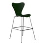 Fritz Hansen Serie 7™ 3197 - Lack- Barhocker-Chrome-Evergreen (950/955)