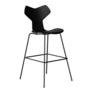 Fritz Hansen Grand Prix™ 3139 - Lack - Hoher Barhocker: Schwarz 190 - Black (190/195)